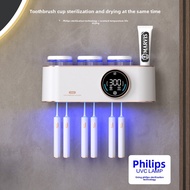 UV toothbrush sterilizer intelligent sterilization wall mounted non perforated bathroom Electric too