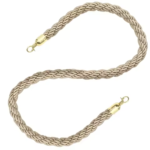 Stanchion Rope Crowd Control Rope Queue Barrier Rope Cordon Lanyard Guard Bar Lanyard Small Metal De