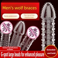 condom for men condom berduri kondom tahan lama reusable crystal condoms penis sleeve spike condom  