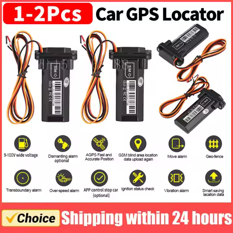 1-2PCS Mini Tracker ST-901L Waterproof Builtin Battery GPS for Car Vehicle GPS Device Motorcycle wit