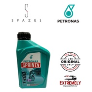 PETRONAS Sprinta T300 2T Mineral Oil Minyak hitam 2T T300 Mesin Rumput 2T (0.5L/1L)