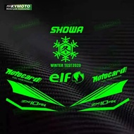 For ZX-10R ZX-10RR ZX10R ZX10RR motorcycle accessories stickers winter test version full set of fron