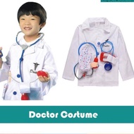 Doctor costume for kdis(unisex),fit 3yrs to 7yrs old
