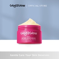 Glad2Glow Peach Retinol Moisturizer 30g | Pelembap Retinol, Kulit Cerah & Licin