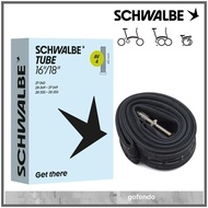 SCHWALBE SV4 AV4 TUBE 16 inch x 1.25-1.375 ( 349 ) ( 340 ) ( 355 ) 3sixty fnhon aceoffix Folding Bik