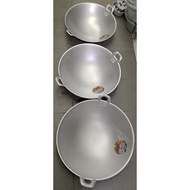 Kuali aluminium LnY double handle 19inch - 21inch / LnY Quality aluminum wok 19inch - 21inch