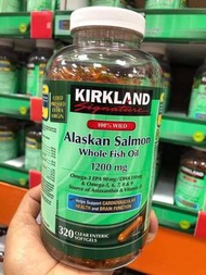 Kirkland Signature 野生三文魚魚油混合軟膠囊