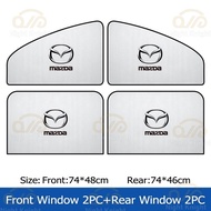 ม่านบังแดดหน้าต่างรถที่บังแดดหน้ารถยนต์อุปกรณ์เสริมรถยนต์สำหรับ Mazda CX-30 CX-8 Mazda3 CX-3 CX-9 Ma