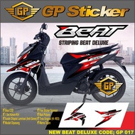 Sticker Striping List Variation Accessories Sticker Lis Motorcycle Honda Beat New Deluxe Body Protector Anti-Scratch Les Antem Semi Full Body Sticker Cool Simple GP 017