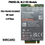 Fm350-gl 5g Nr M.2 Sub6 5g Module Fru 5w10v25827 For Thinkpad P1 Gen5 T14s Gen3 X13 Gen3 X1 Carbon 1