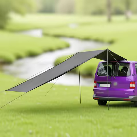 Campervan Sun Canopy Awning Sunshade Universal Waterproof Tarp Tent Shade For VW T4 T5 T6 RV Motorho