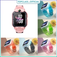 transparent multi-color replacement strap for imoo watch phone Z7 smartwatch for kids