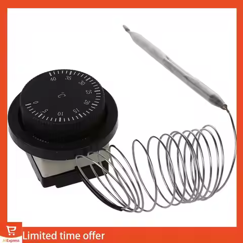 Fresh 4X 1NC 1NO AC 250V/380V 16A 0-40C Temperature Control Switch Capillary Thermostat