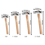 Ball Pein Hammer DIY Tool Carpenter And Mechanic Engineer Hammer Tukul Besi Pein Bola  ( 1 1/2LB | 2