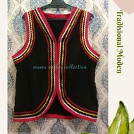 Baju Vest Tradisional Moden Bidayuh /Dayak/ Selakau Borneo Sarawak