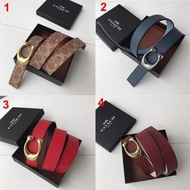 5 Colour Coach31114 30921 women's belt double-sided simple style with classic C buckle