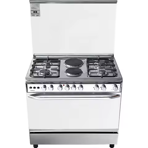 -6 Burner Gas Stove With Oven Gas Cooker 4 Burner And 2 Electric Plate With Oven