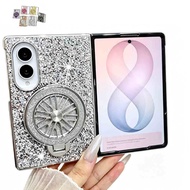 for Samsung Galaxy Z Fold 8 Ultra/8/7/6 Case Cute,Exquisite Sequin Rhinestone Diamond Creative Desig