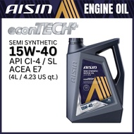 Aisin Engine Oil Semi Synthetic CI-4/SL 15W40 (4L)