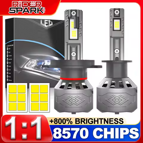 2X H7 H4 H11 LED Headlight 45000LM 300W High Power H8 H3 H9 HB4 HB3 9005 9006 HB3 HB4 9012 H27 880 8
