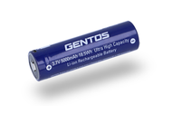 GENTOS ถ่านชาร์จลิเธียม-โพลิเมอร์ Li-Poly 18650/21700 มีวงจรป้องกัน ความจุแท้ 3.7V มีรูเสียบ USB ปลอ