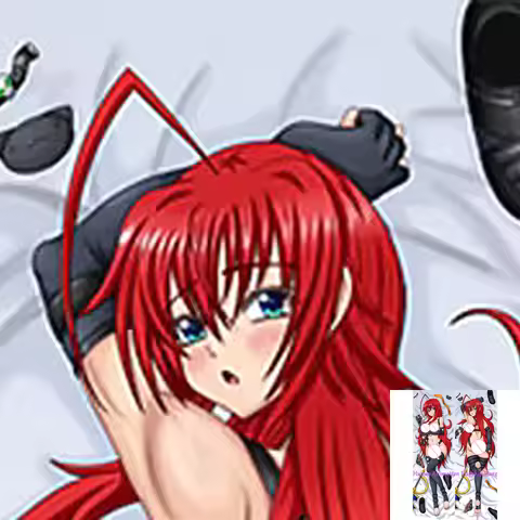 Dakimakura Anime Pillow Cover Rias Gremory Double Sided Print 2Way Cushion Cover Xmas Gifts