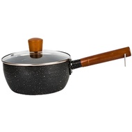 หม้อหินไมฟานสไตล์ญี่ปุ่น กระทะเคลือบหินอ่อน ไม่ติดก้นหม้อก้นกระทะ ใช้ในครัวเรือน หม้อต้มนมอาหารเสริม