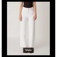 AIMER-90s Baggy Jeans Size L Low-Waist Flared Legs Second-Hand Worn Once