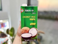 กะทิ อร่อยดี 100% ยูเอชที กะทิอบควันเทียน Coconut Milk AROY-D - KHAMWAN BAKERY STORE