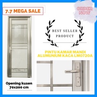 (ON) Fullset pintu kamar mandi aluminium / pintu kaca kamar