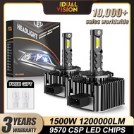 【3 Year Warranty】Dualvision 2pcs D1S LED Headlights HID D3S D2S D4S D4R D8S D1R D2R D3R Xenon Turbo 