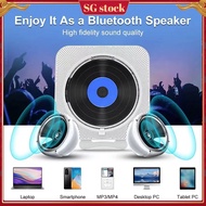 🔥【READY STOCK】CD player FM radio built-in high fidelity speaker USB MP3 wall mounted Bluetooth portable home audio box