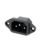 IEC320 C14 C13 Electrical AC Socket 3 Female Male Inlet Plug Connector 3pin Socket Mount