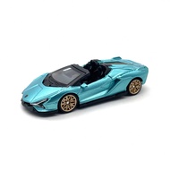 Mô hình xe hơi Aventador LP750-4 SV tỷ lệ 1/64, Xe đồ chơi kéo lùi, Quà tặng xe hơi cho bé trai bé g