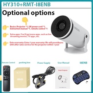 HY310/HY300 projector New Android Projector For Room Mini ProjectorAndroid 11 2.4&5GWiFi Projector W