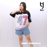 Number Series 47 Streetwear Oversize Boxy Fit Jersey Retro/ Unisex/ Vintage/ Futsal/