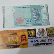 Uang Lama 50 Ringgit Malaysia ttd Azis