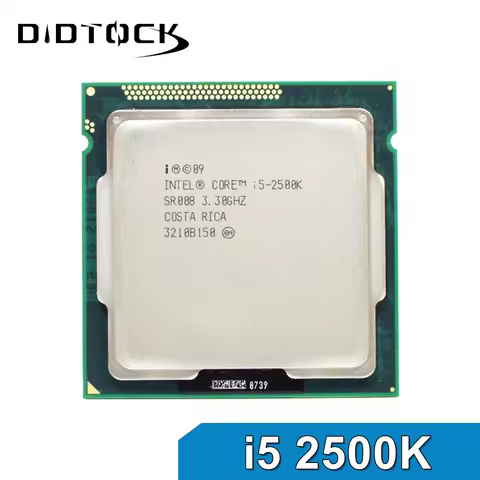 Intel Core i5 2500K Processor 4-Core 3.3GHz Socket LGA 1155 TDP 95W 6MB Desktop CPU