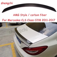 W218 AMG Style Carbon Fiber Spoiler for Mercedes-Benz CLS CLass W218 CLS350 CLS400 CLS450 CLS500 CLS