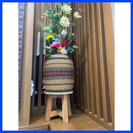 ⇨ ♠ ∽ solid kd Mahogany wood small bilog bangkito (no varnish)