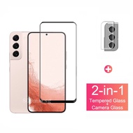 Tempered Glass For Samsung S22 Plus S21 S20 S10 Plus Ultra S21+ S20+ S10+ 5G S20 S21 FE Screen Protector + Lens Film