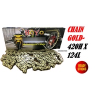 420H X 124L GOLD HOYO CHAIN