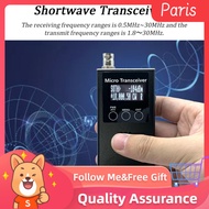 Superparis 0.5MHz to 30MHz USDX Handheld Portable Transceiver CW AM SSB 4 Band Mini Radio Amateur Sh