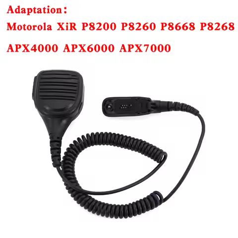 Handheld Remote Speaker Microphone Mic For Motorola XiR P8200 P8260 P8668 P8268 APX4000 APX6000 APX7