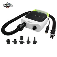 Electric Air Pump with 6 Nozzles Paddle Board Pump Dual Stage Inflation Portable SUP Pump Auto-Off f