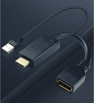 全城熱賣 - HDMI公轉DP母轉換器（黑色）