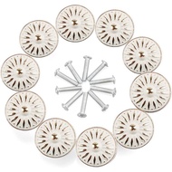 Tombol Kabinet, 10Pcs 33mm Tombol Laci Kabinet Almari Pakaian Pemegang Pintu Almari untuk Rumah dan 
