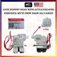 Perodua Myvi D20N MG3 2017 Perodua Aruz Rear Bonnet Lock Boot Lock With Actuator 4 Pin 69350-BZ170