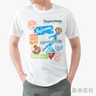 DOSH MENS T-SHIRTS SUPERMAN เสื้อยืดคอกลมผู้ชาย DSMT5214-OW (XS-XL)