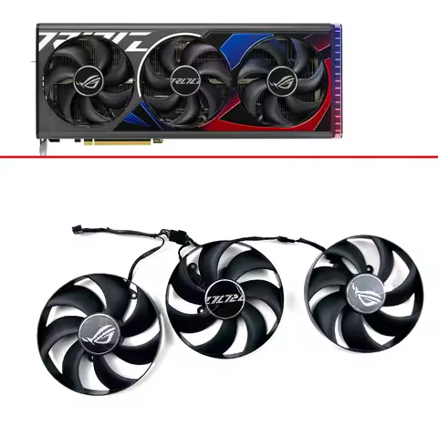 Cooling Fan 105mm CF1015U12D 7PIN 12V 0.55A RTX4090 4080 GPU FAN For ASUS GeForce RTX4080 4090 ROG S